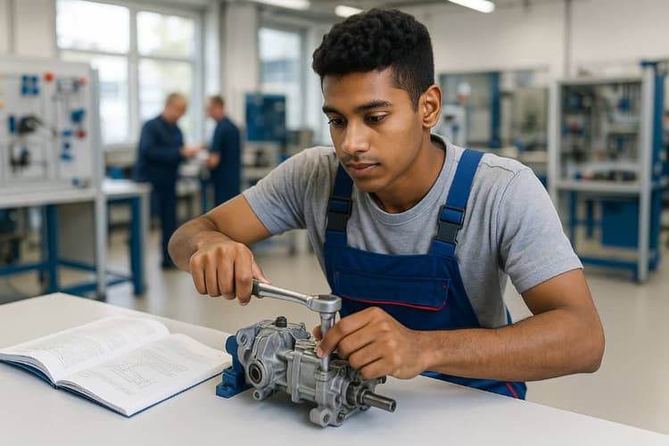 ویزای آوسبیلدونگ آلمان: دورههای فنی همراه با حقوق